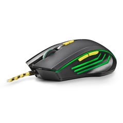 Mouse Gaming NGS GMX-123 Nero 3200 DPI (1 Unità)