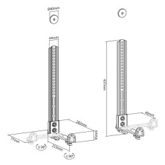 Supporto TV MacLean MC-914