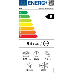 Lavatrice AEG LFN7G8434F 59,6 cm 1400 rpm 8 kg