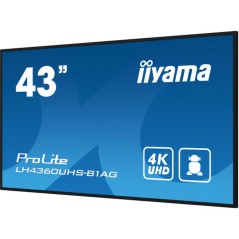 Monitor Videowall Iiyama LH4360UHS-B1AG 43" 4K Ultra HD 60 Hz