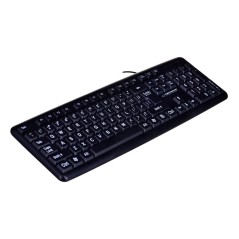 Tastiera Esperanza EK129 Nero Inglese QWERTY