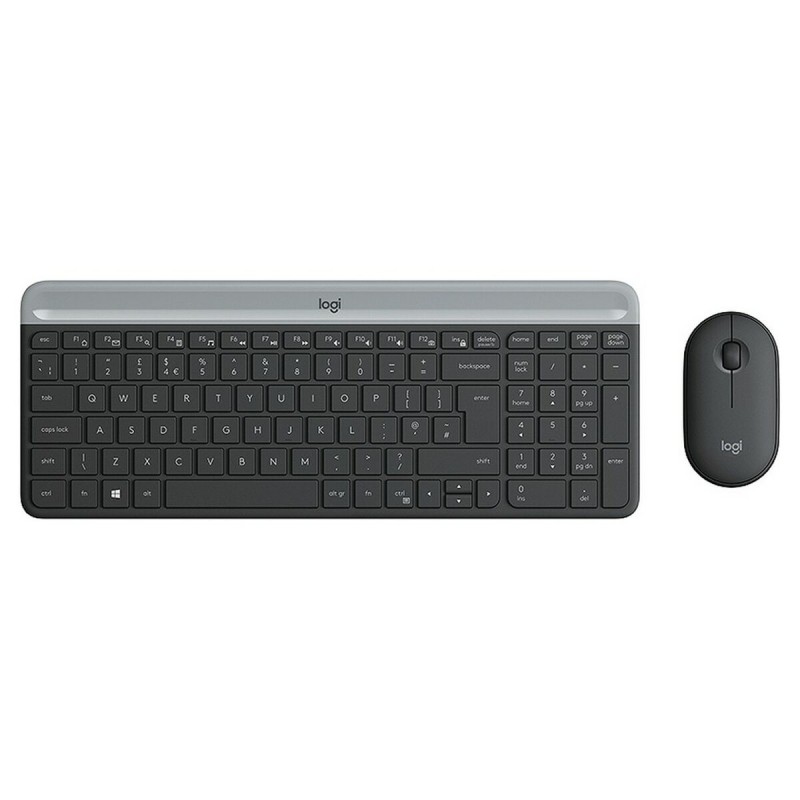 Tastiera e Mouse Logitech 920-009190 Nero Grigio Francese AZERTY