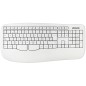 Tastiera Wireless Phoenix K201 Bianco Qwerty in Spagnolo