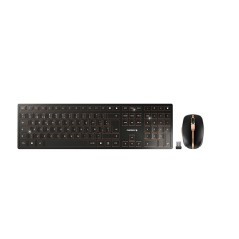 Tastiera e Mouse Cherry JD-9100ES-2 Nero Qwerty in Spagnolo