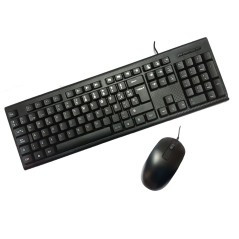 Tastiera e Mouse CoolBox HK-616 + HM-81 Nero Spagnolo Qwerty in Spagnolo