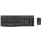 Tastiera e Mouse Wireless Logitech MK370 Azerty Francese Grigio Grafite