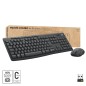 Tastiera e Mouse Wireless Logitech MK370 Azerty Francese Grigio Grafite