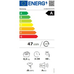 Lavatrice Samsung WW80CGC04DTH 1400 rpm 8 kg