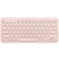 Tastiera Wireless Logitech K380  Rosa Qwerty in Spagnolo