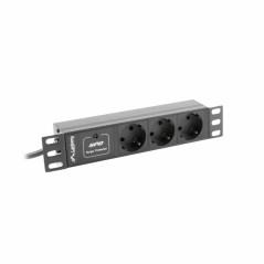 Ciabatta Multipresa Lanberg PDU-03F-0200-IEC-BK (2 m)