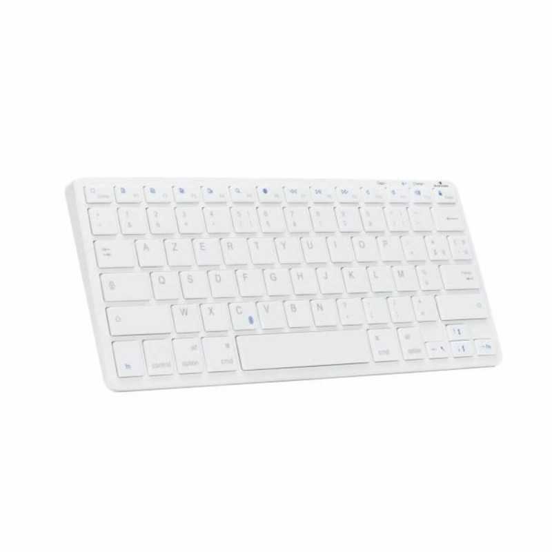 Tastiera Bluestork Azerty Francese Bianco