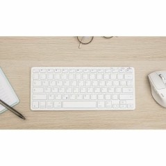 Tastiera Bluestork Azerty Francese Bianco