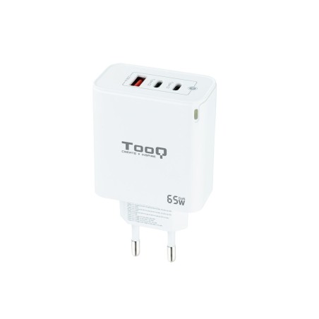 Caricabatterie da Parete TooQ TQWC-GANQC2PD65WT 65 W Bianco (1 Unità)