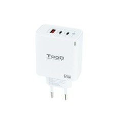 Caricabatterie da Parete TooQ TQWC-GANQC2PD65WT 65 W Bianco (1 Unità)