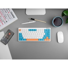 Tastiera meccanica Tracer TRAKLA47309 Bianco Multicolore QWERTY