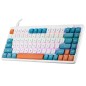 Tastiera meccanica Tracer TRAKLA47309 Bianco Multicolore QWERTY