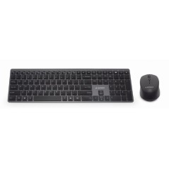 Tastiera GEMBIRD KBS-ECLIPSE-M500-ES Nero QWERTY Qwerty US