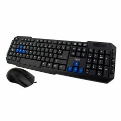 Tastiera e Mouse 3GO COMBODRILE2 Qwerty in Spagnolo Nero