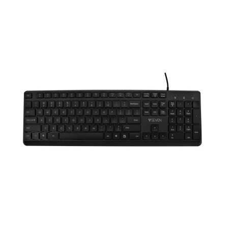 Tastiera e Mouse V7 KU350US Nero Qwerty US