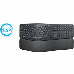 Tastiera Logitech 920-010105 Nero Grigio Grafite Qwerty in Spagnolo