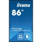 Monitor Videowall Iiyama ProLite LH8664UHS-B1AG 4K Ultra HD 86" 50 Hz 60 Hz