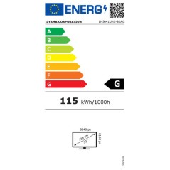 Monitor Videowall Iiyama ProLite LH6565UHSB-B1 65" 4K Ultra HD 50 - 60 Hz 60 Hz