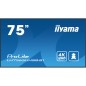 Monitor Videowall Iiyama ProLite LH7565UHSB-B1 75" 4K Ultra HD LCD 50 - 60 Hz 60 Hz