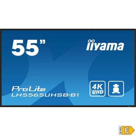 Monitor Videowall Iiyama ProLite LH5565UHSB-B1 55" 4K Ultra HD 50 - 60 Hz 60 Hz