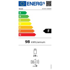 Frigo Portatile Yolco BCX30 CARBON Nero