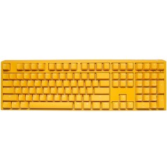 Tastiera Wireless Ducky DKON2108ST-PUSPDYDYYYC1 Giallo Monocromatica QWERTY