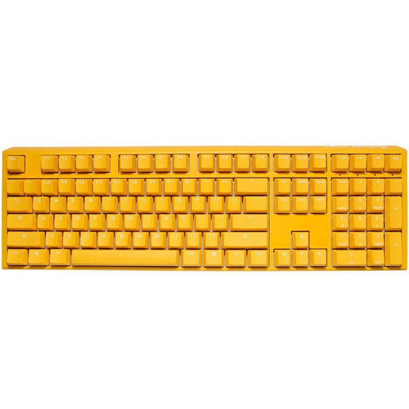 Tastiera Wireless Ducky DKON2108ST-PUSPDYDYYYC1 Giallo Monocromatica QWERTY