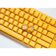 Tastiera Wireless Ducky DKON2108ST-PUSPDYDYYYC1 Giallo Monocromatica QWERTY