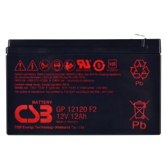 Batteria per Gruppo di Continuità UPS HITACHI CSB GP12120F2 12000 mAh 12 V