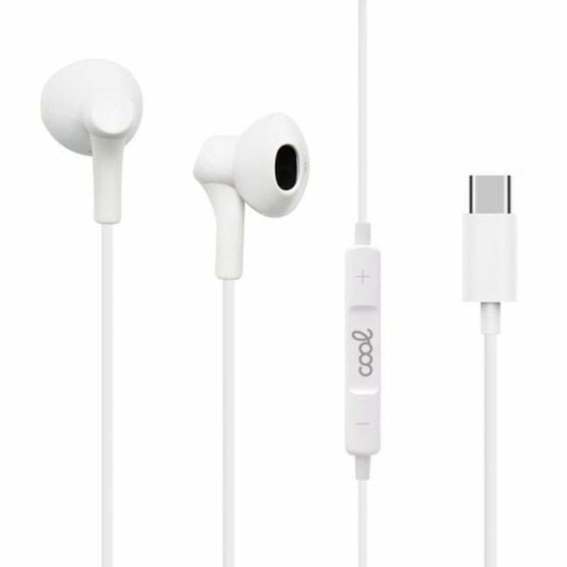 Auricolari con Microfono Cool Bianco