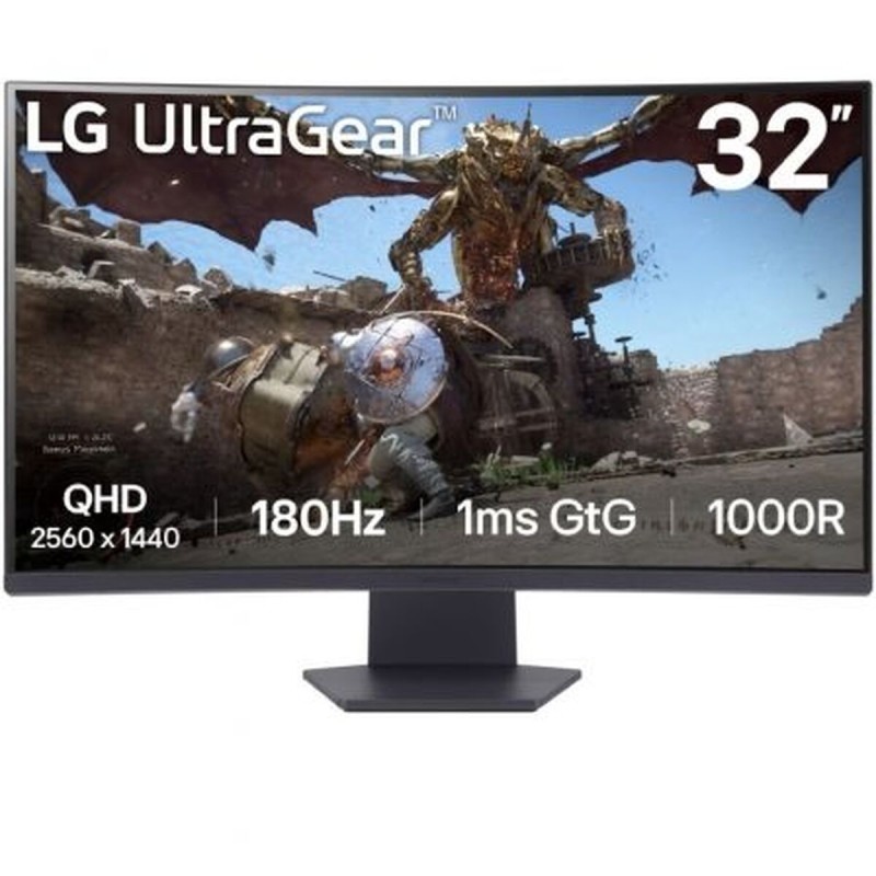 Monitor LG 32GS60QC-B Quad HD 32" 144 Hz 50 - 60 Hz 180 Hz