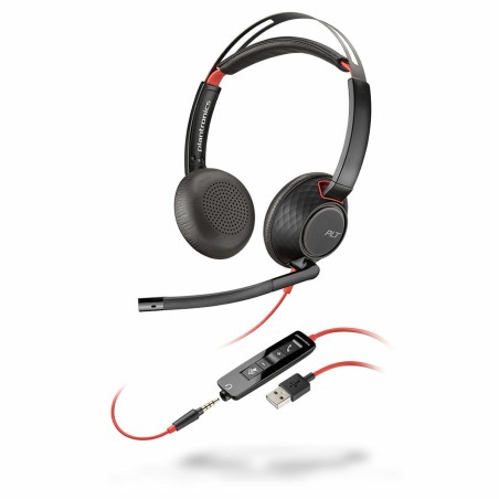 Auricolari con Microfono Plantronics 207576-01 Nero