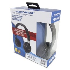 Auricolari con Microfono Esperanza EH211K Nero