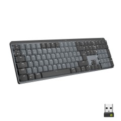 Tastiera Wireless Logitech 920-010757 Nero Inglese EEUU Grigio QWERTY