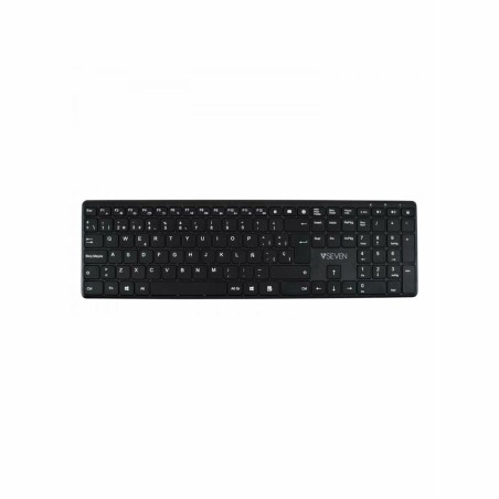 Tastiera Bluetooth V7 KW550ESBT Qwerty in Spagnolo Spagnolo Nero