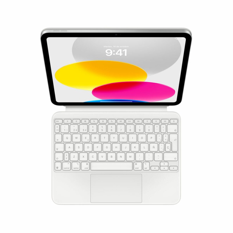 Tastiera Apple MQDP3Y/A Bianco Qwerty in Spagnolo QWERTY iPad