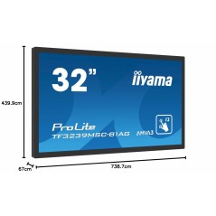 Touch Screen Interattivo Iiyama ProLite TF3239MSC-B1AG 32" Full HD 60 Hz