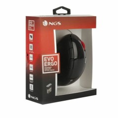 Mouse senza Fili NGS EVO ERGO Plug and play Nero