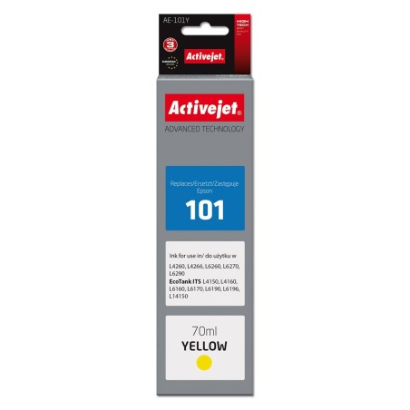 Cartuccia ad Inchiostro Originale Activejet AE-101Y Giallo