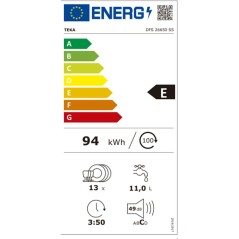 Lavastoviglie Teka DFS26650SS 60 cm