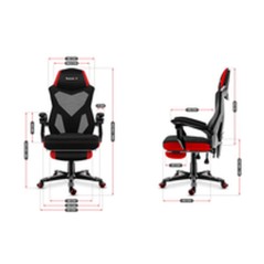 Sedia Gaming Huzaro Combat 3.0 Nero Rosso