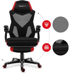 Sedia Gaming Huzaro Combat 3.0 Nero Rosso