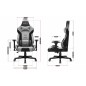 Sedia Gaming Huzaro HZ-Force 7.6 Grey Grigio