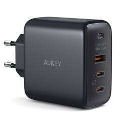 Caricabatterie da Parete Aukey PA-B6T Nero 65 W (1 Unità)