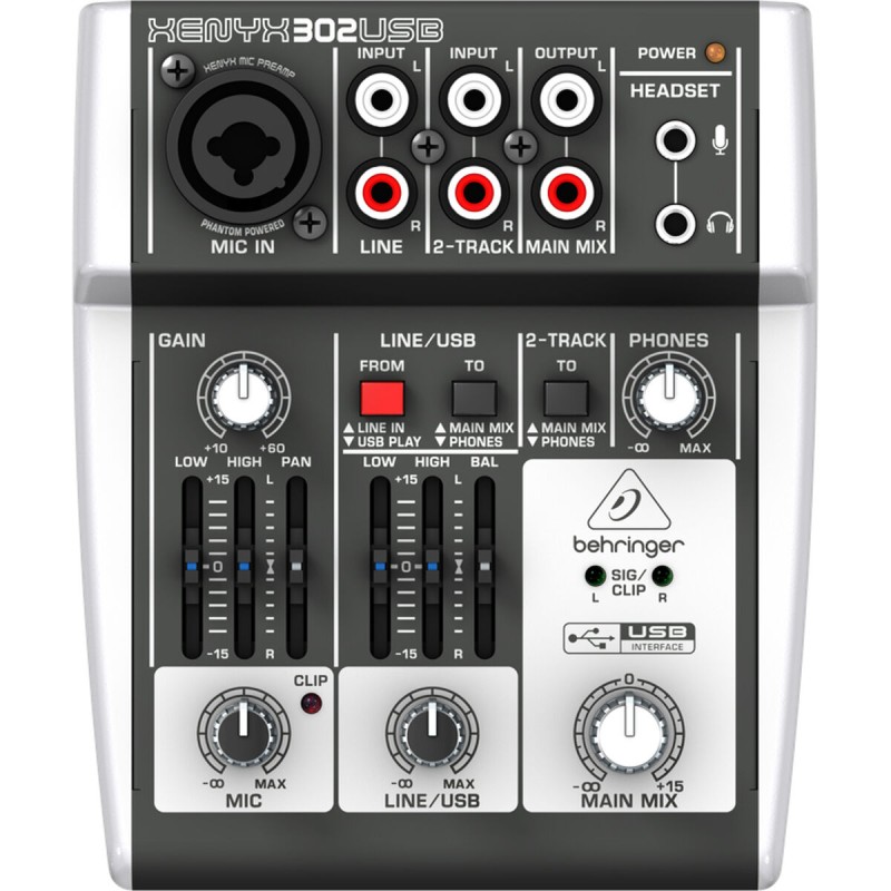 Miscelatore Behringer X302USB