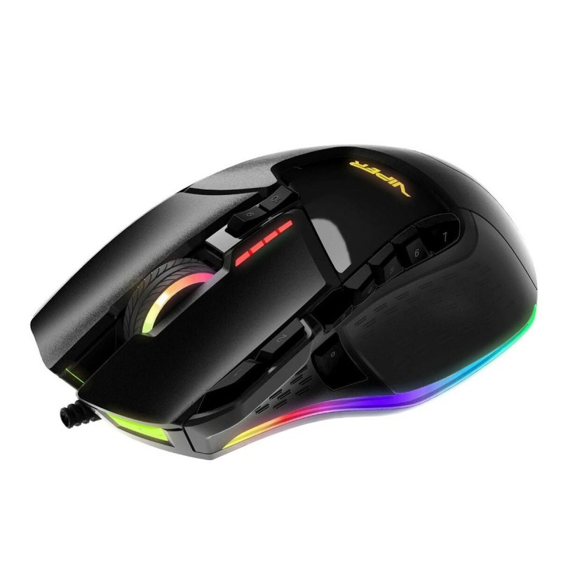 Mouse Patriot Memory Viper V570 RGB Azzurro Nero Rosso Verde